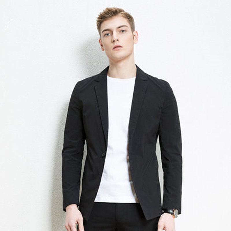 man in casual suit