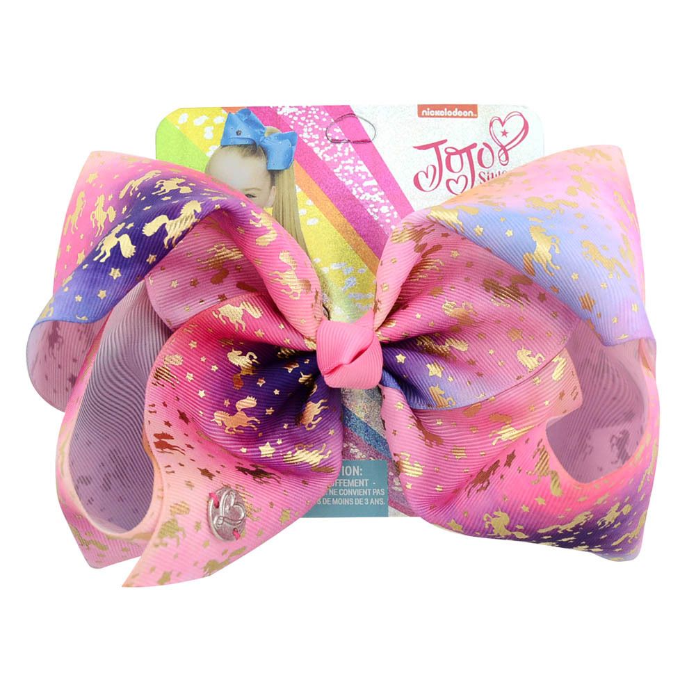 Pale Pink Unicorn Ribbon Bow Hair Clip Unicorn Hair Accessory