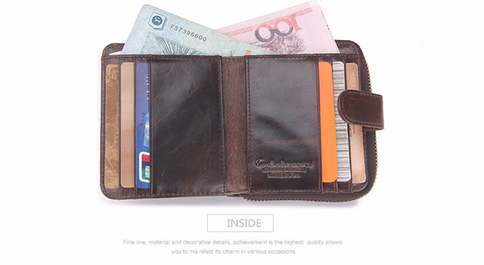 bank bolsa with zipper