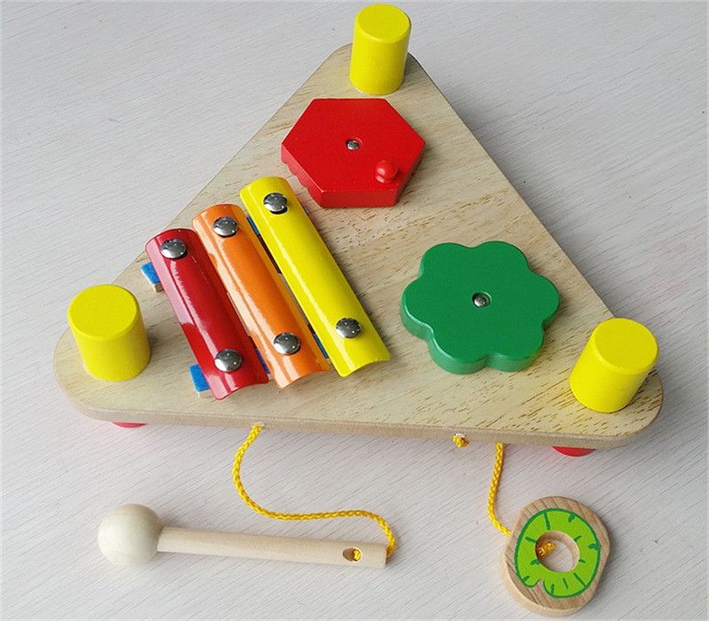 wooden music table baby