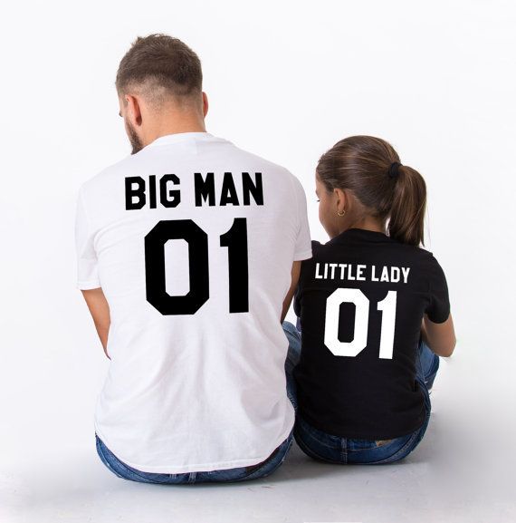 maglietta padre e figlia