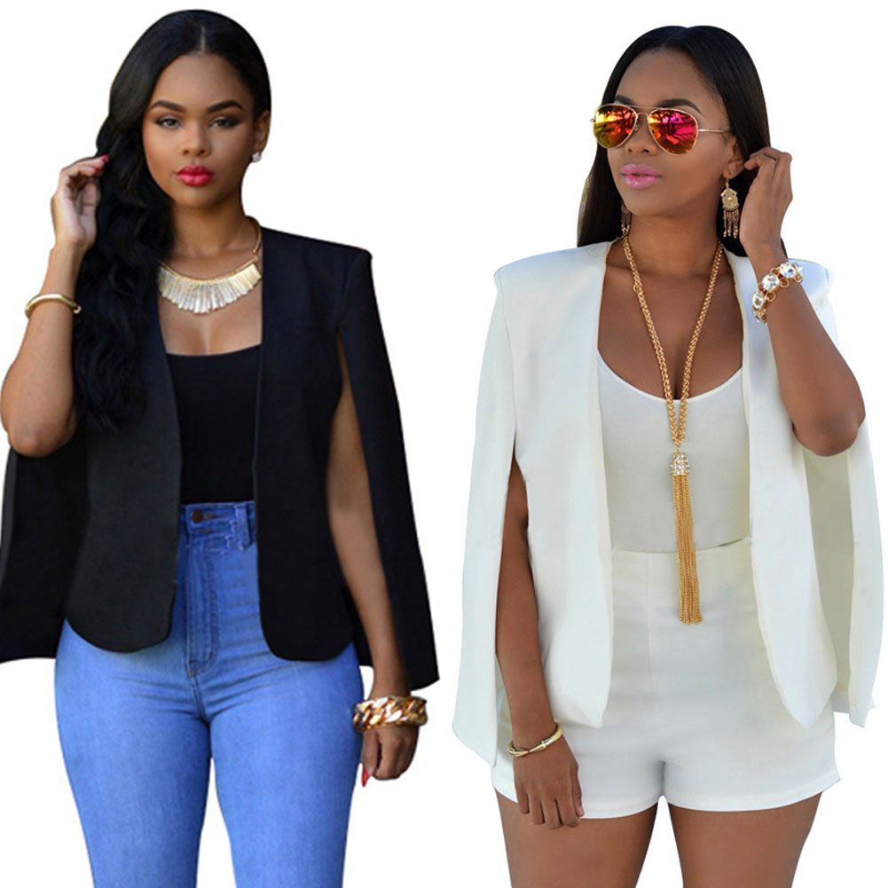 Women Striped Business Blazer Suit Casual Long Sleeve Lapel Jacket Jackets Coats