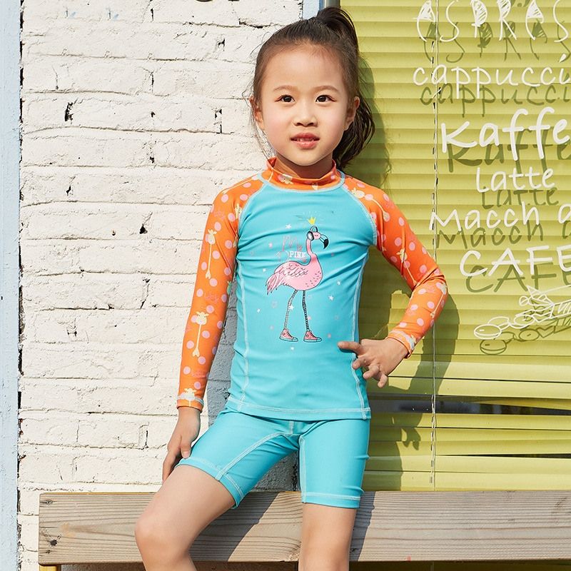 girls boy short bathing suit