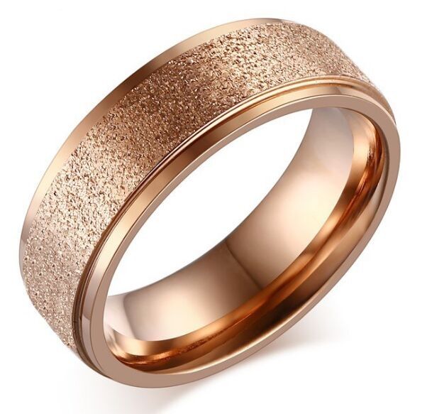 Anillo De Acero Inoxidable Femenino Nuevo Círculo De Dorada Anillo De Acero Inoxidable Femenino Nuevo Círculo De Dorada