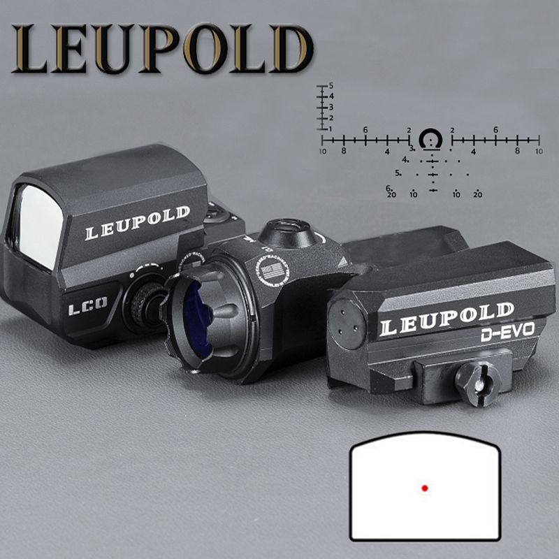 LEUPOLD Dual Enhanced View Optic D EVO Reticle Rifle Scope Magnifier With LCO Red Dot Sight