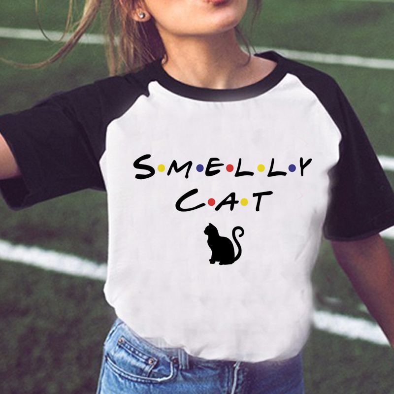 smelly cat friends t shirt