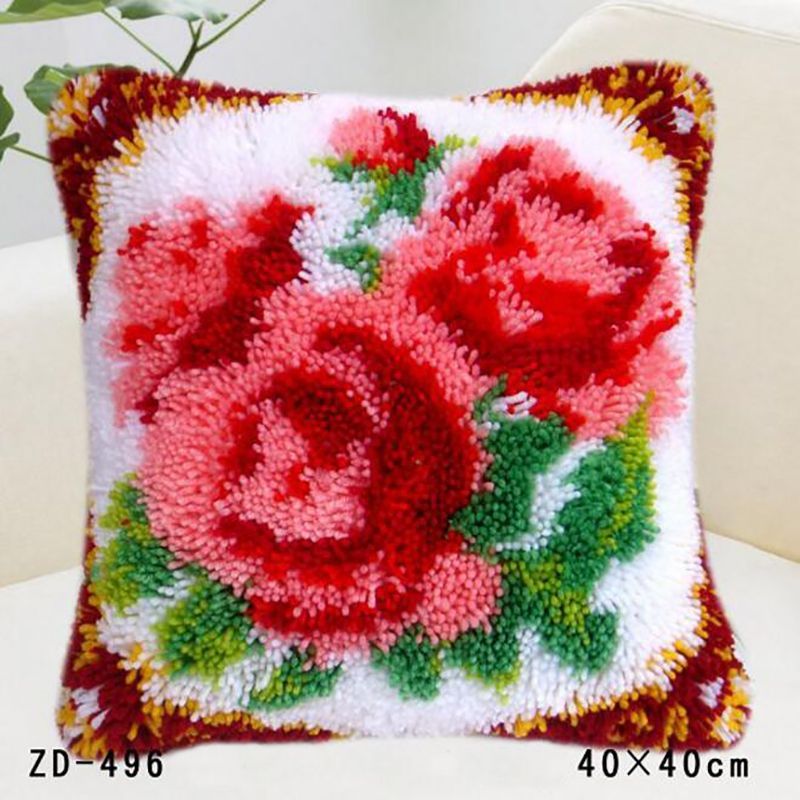 2019 Pillows Diy Needlework Kits Unfinshed Crocheting Yarn Mat