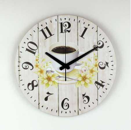 Modern Kitchen Wall Clock Creative Design Warranty The Coffee