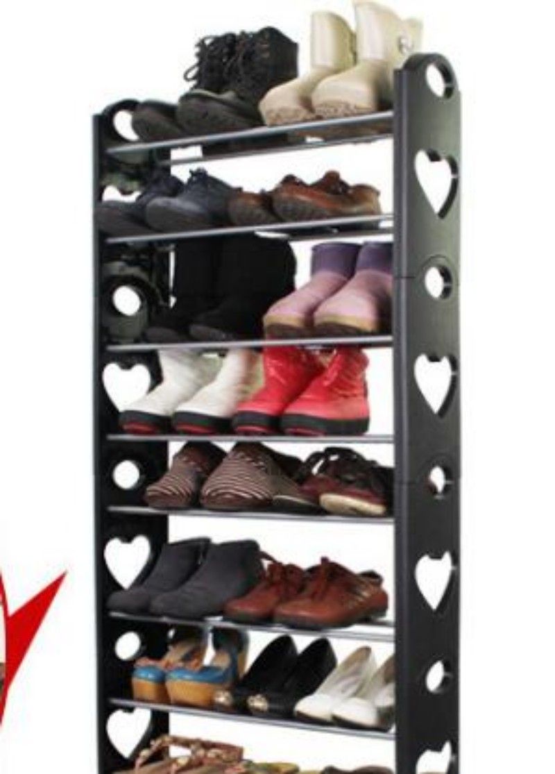 dryer shoe holder on 2021 Simple Shoe Rack Plastic Removable 10 Layer Black Color Shoes Holder Storage Racks Household Closet Organizer Home Indoor Supplies 26 Bb From Hehong1966 68 81 Dhgate Com