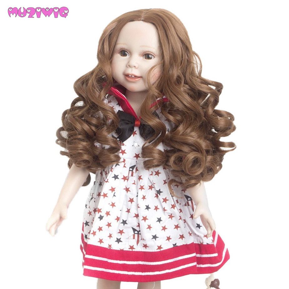 Compre MUZIWIG 2018 Pop. Pelucas Rizadas Profundas Para Las Muñecas America Girl De 18 Pulgadas Que No Muestran Tramas. A 20,22 € Del Leeswig | DHgate.Com