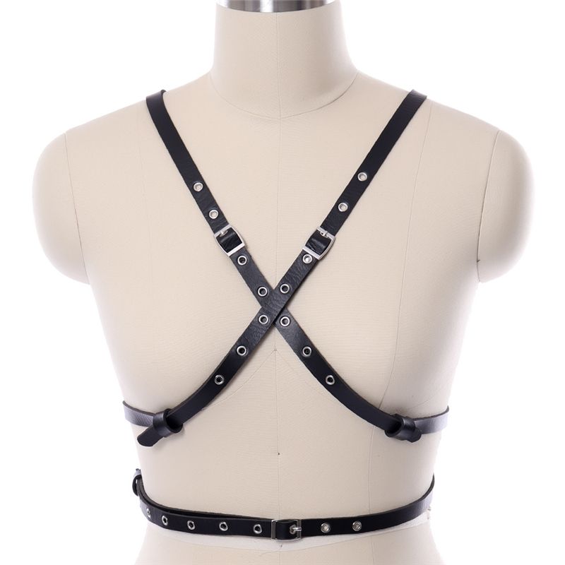 Leather Harness & Steel Rivets