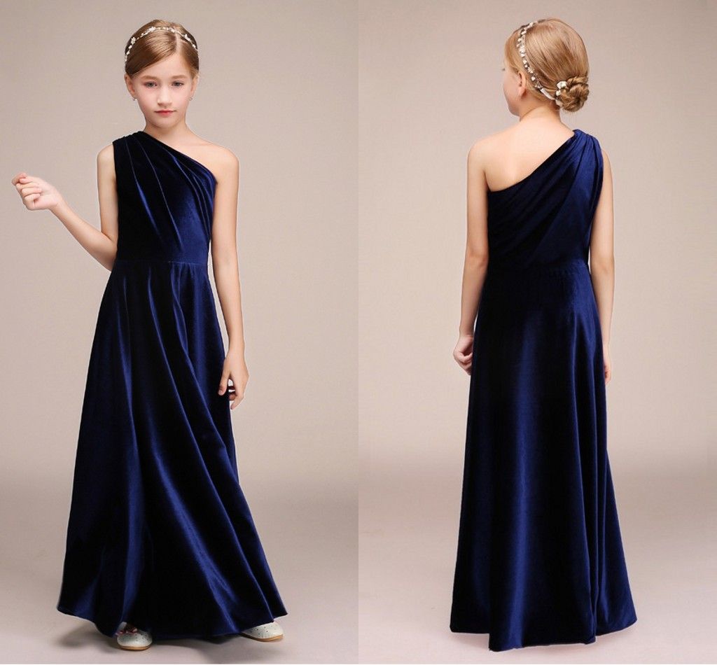 jr bridesmaid dresses navy blue