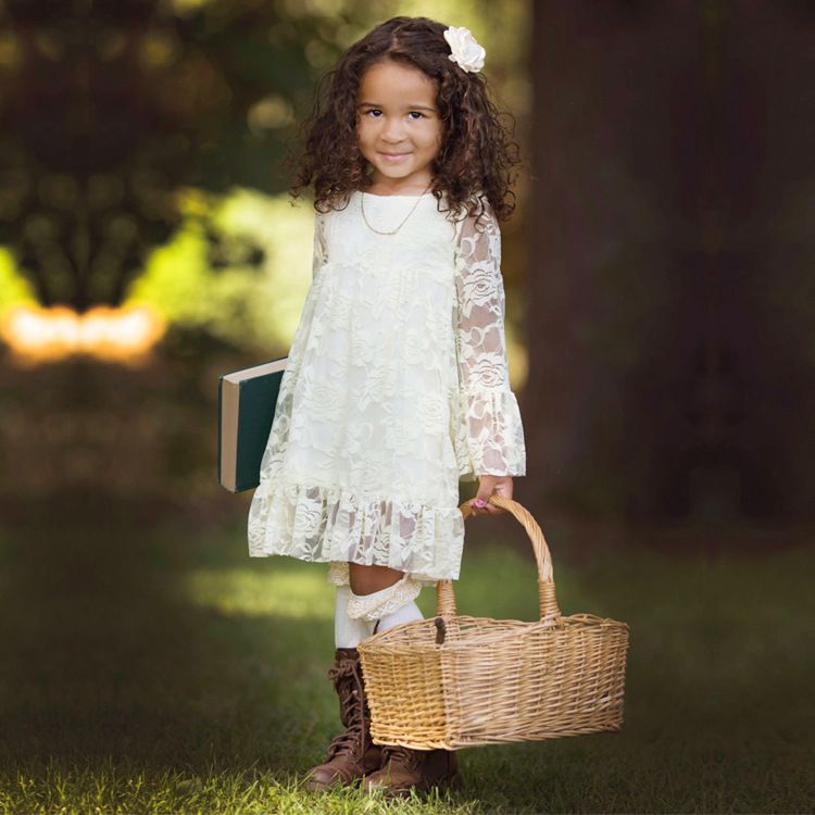 monsoon flower girl basket