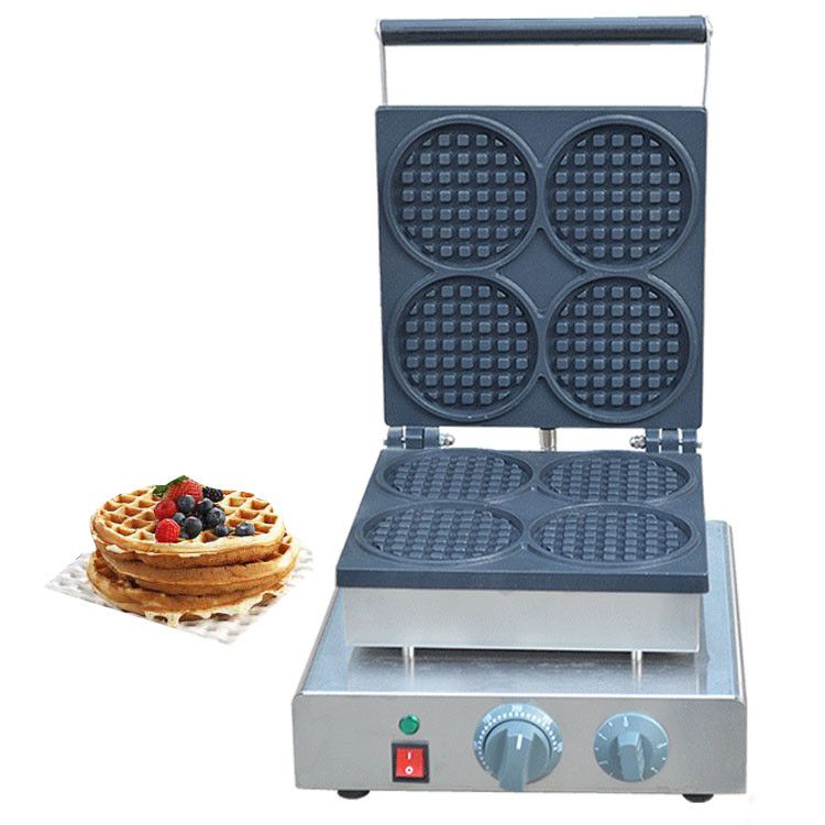 2020 Qihang_top Snack Machinery Round Shape Waffle Maker 110v/220v