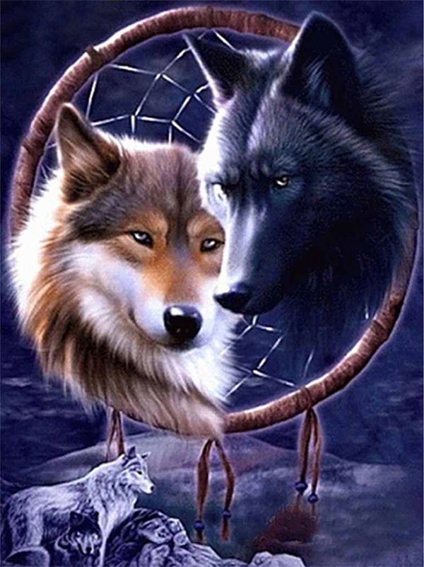 21 Diamond Embroidery Animal Mountain Wolf Diy Diamond Painting Cross Stitch Kit Resin Full Round Diamond Mosaic Home Decoration Yx4004 From Zyxpainting 9 05 Dhgate Com