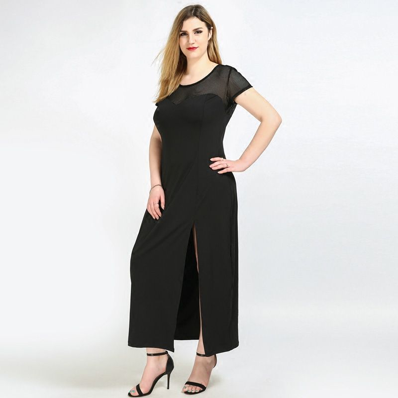 plus size formal maxi