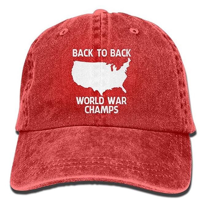 back to back world war champs hat