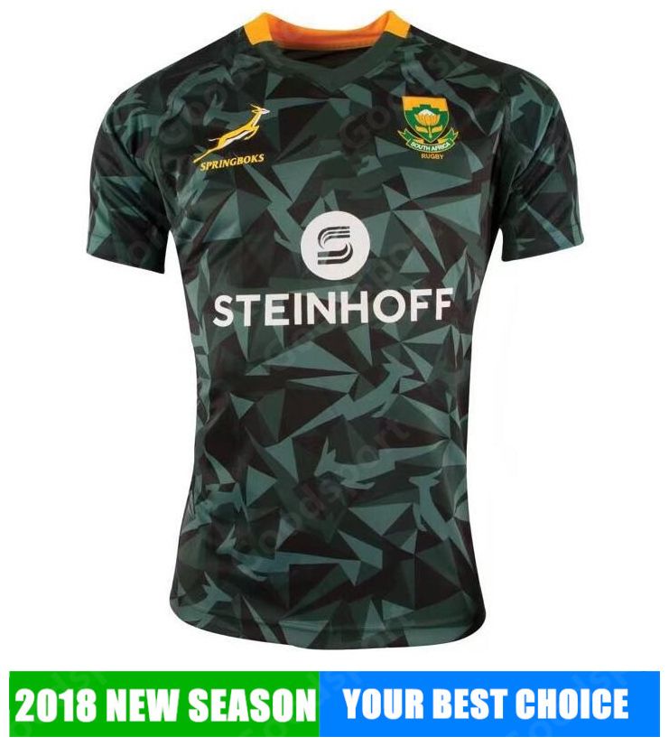Sudáfrica 2019 2018 AIG Super Rugby camisetas Deporte envío Venta al por mayor Camisa barata