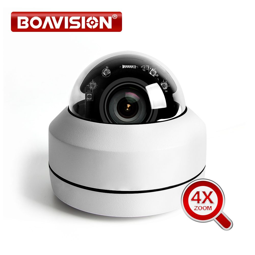 2.5/'/' 2.8-12mm 4X Zoom Wireless 5MP MINI PTZ IP Camera Outdoor ONVIF Security