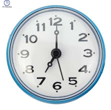 Grosshandel Wanduhr Wasserdicht Dusche Sucker Abnehmbare Kunststoff