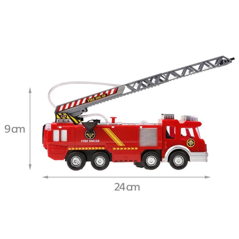 toy fire truck that sprays water
