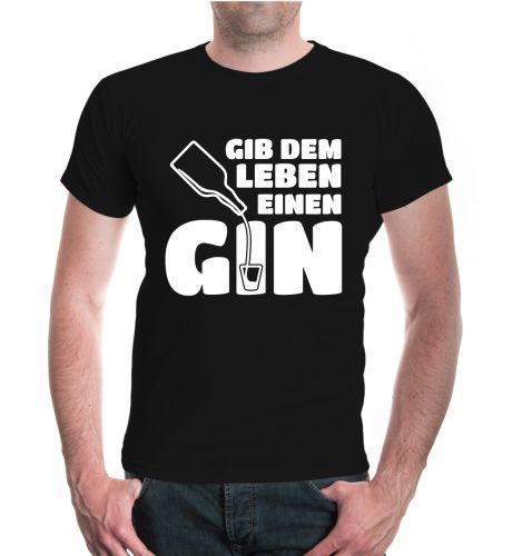 Herren Unisex Kurzarm T Shirt Gib Dem Leben Einen Gin Lustige Sprüche Drink Really Cool T Shirts Online Shopping T Shirt From Lovetshirts29 127