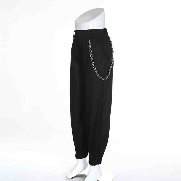 Mujer Pantalón jogger cargo algodón cadena Kaki | Pantalones Bershka \u003c  Esperando a Christine