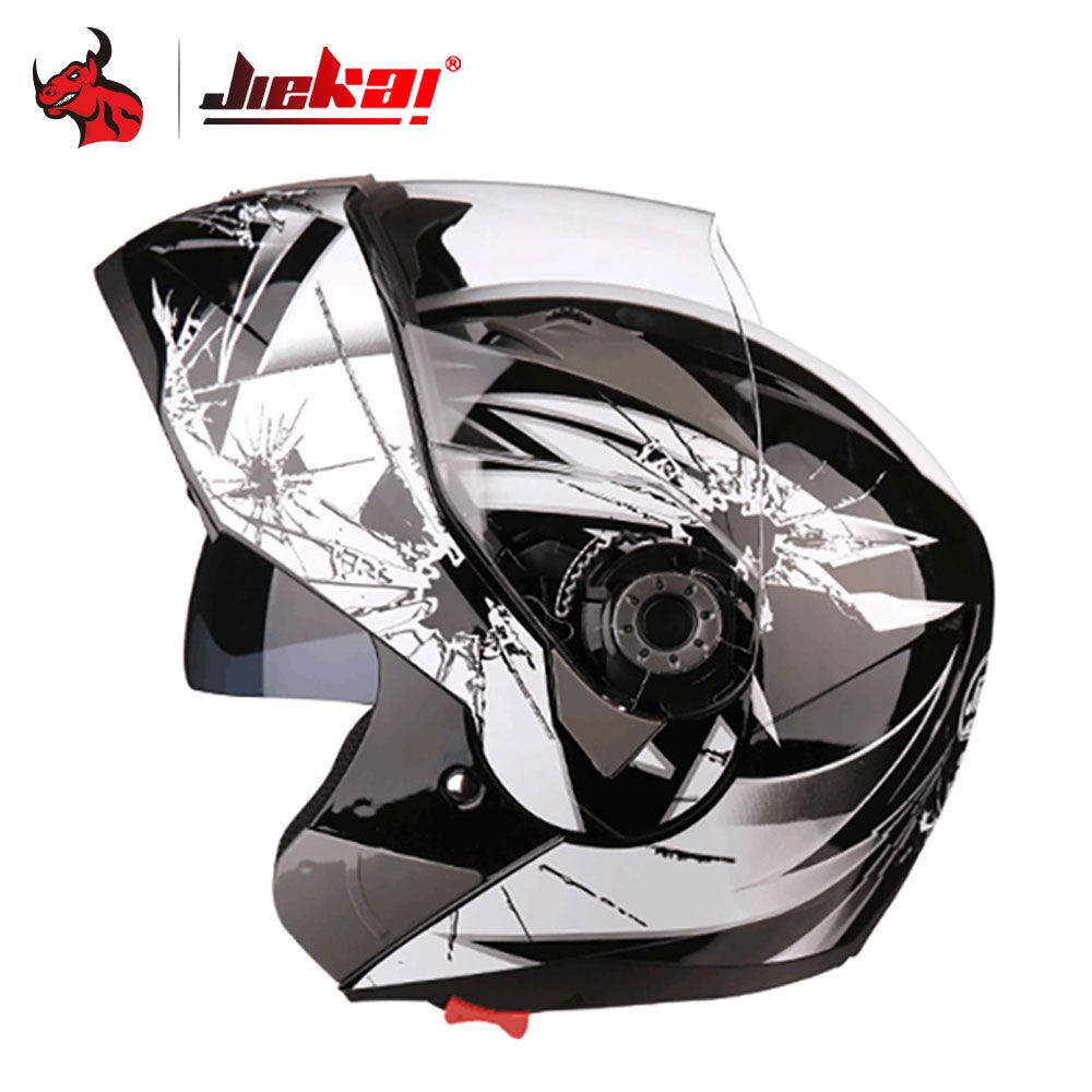 Motorcycle Flip Up Helmet Shield Lens Visor Plastic Suitable for Jie Kai