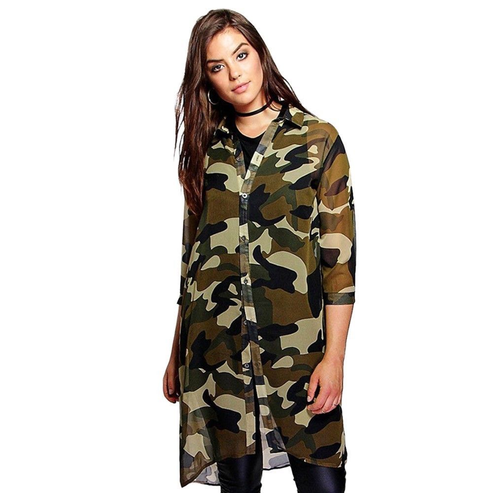 plus size camo shirt