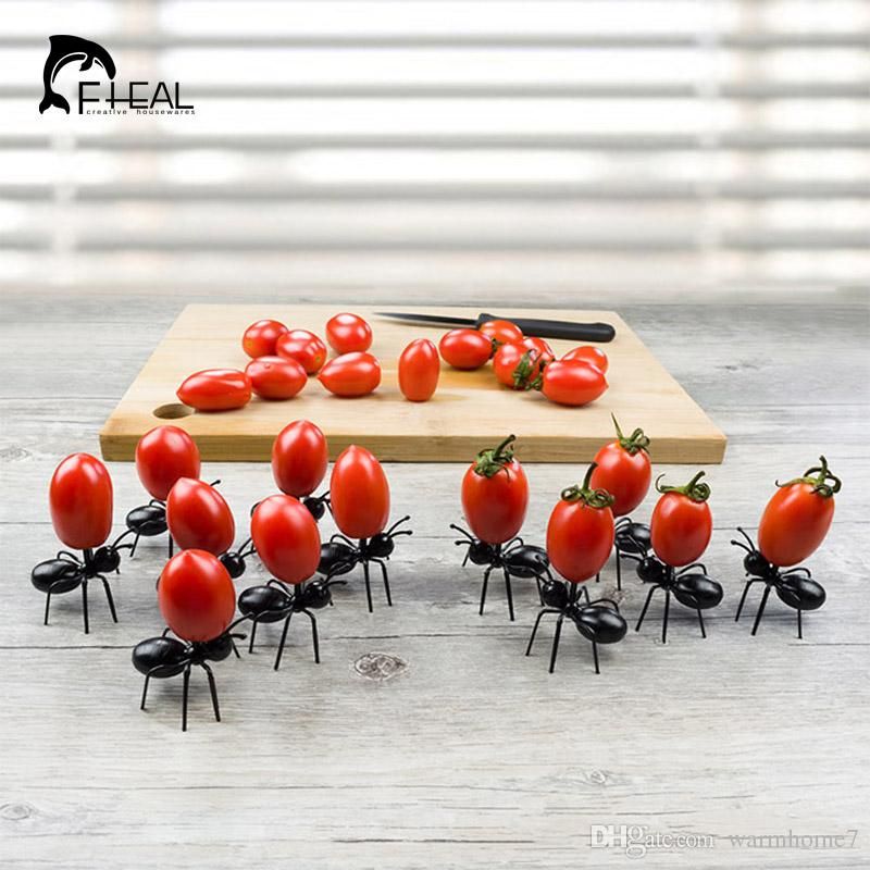 Lovely Reusable Ant Fruit Fork Easy Decoration Kitchen Party Kids