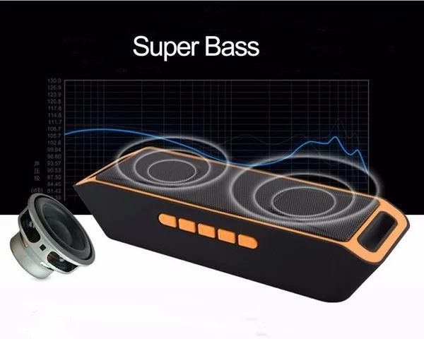 sc208 hifi portable wireless bluetooth 4.0 stereo super bass speaker sound box subwoofer tf usb fm radio call
