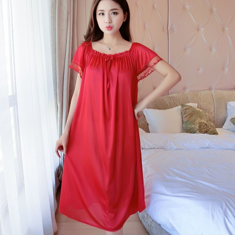 red lace night dress