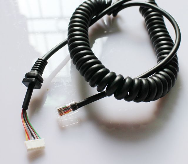 Mic Cable For Yaesu Vertex Radio Microphone MH-48A6J MH-42B6J US SELLER