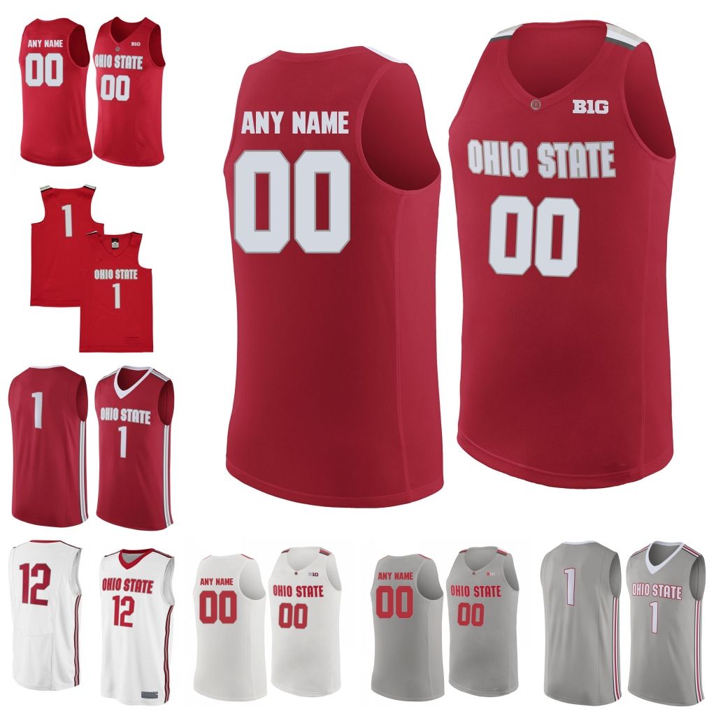 ohio state basketball jersey custom