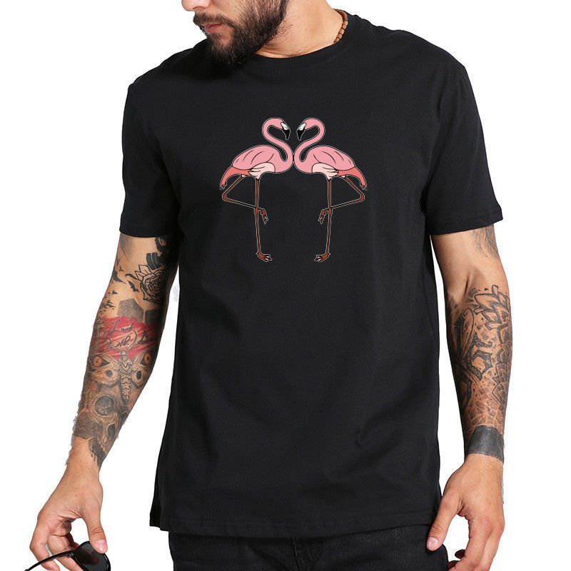 flamingo t shirt mens