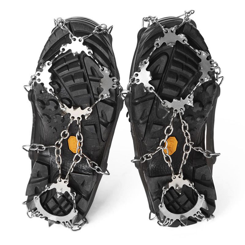 Details about   8/18 Teeth Ice Anti Slip Crampons Snow Grip Shoes Spike Boot Grippers Ice Cleat