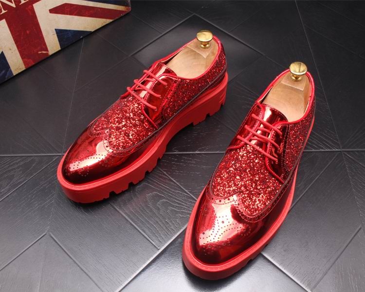 Melhor E Mais Barato Sapatos Clássicos Chegada Nova Luxo Homens Sapatos  Brouge Vermelho Moda Encaminhador Designer Glitter Bling Homem Tendências  Sapatos De Lazer Fundo Grosso 43 Para Venda | DHgate.Com