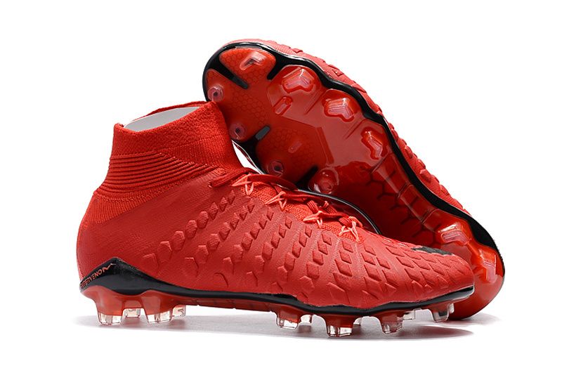 Botas De Fútbol 2018 100% Originales Colores Rojos Zapatos Neymar JR De Fútbol Hypervenom Phantom III DF FG Botines De Fútbol Zapatillas De Deporte De Tobillo Alto De 52,23 | DHgate