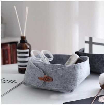 2019 Creative Design Elegant Simple Storage Baskets Gray Best Home