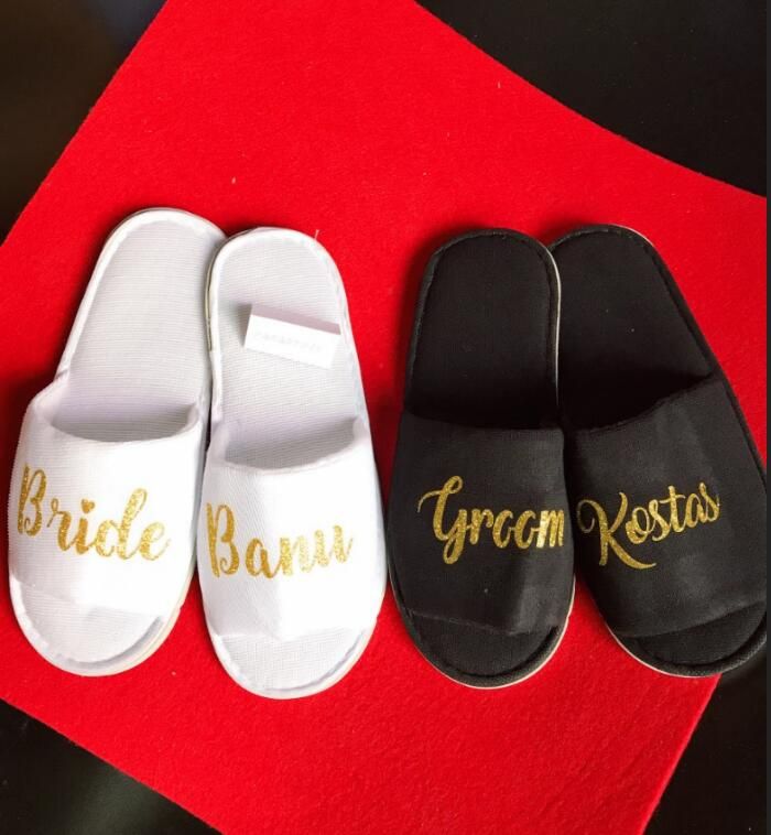 pantofole sposa personalizzate