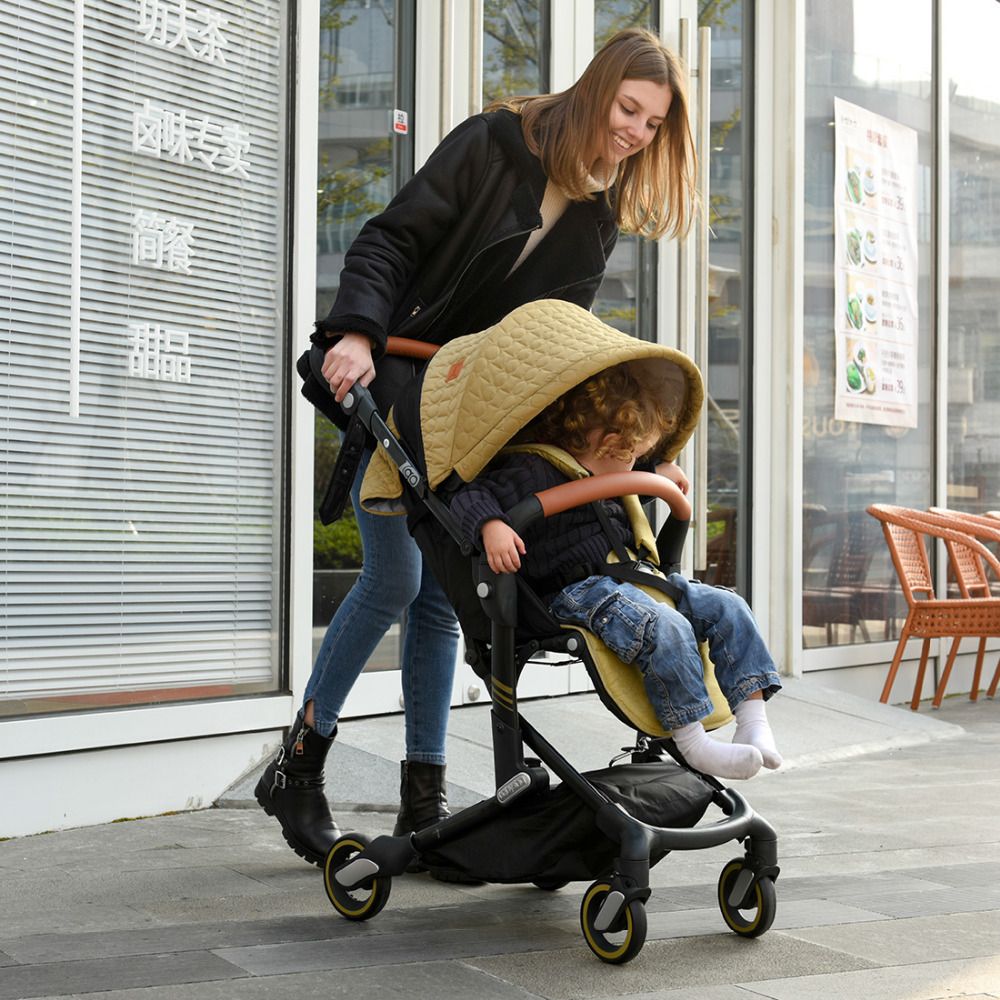 portable pushchair transit bag with wheels