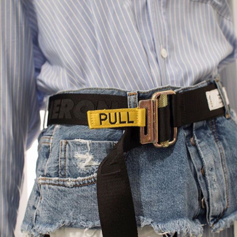 18SS Heron Preston Belt Roller Coaster 