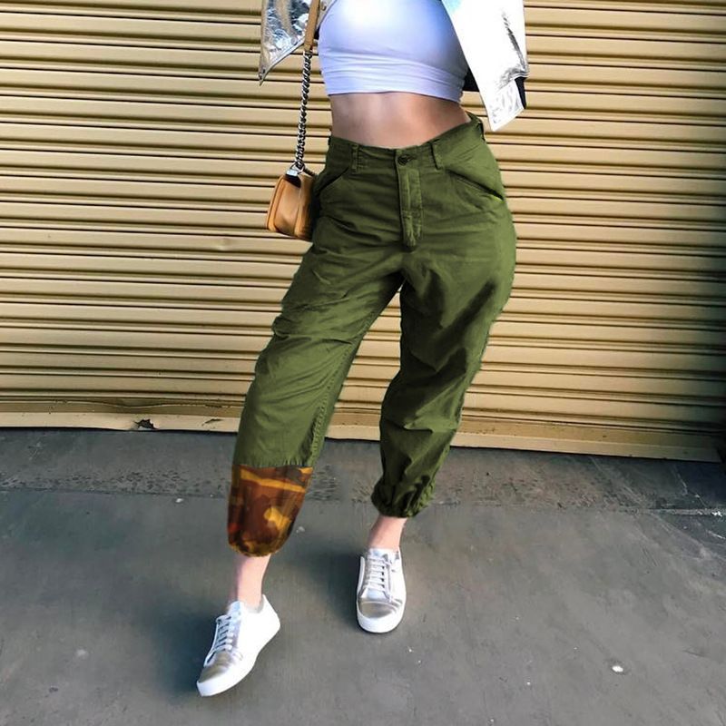 Weekeep Women Fashion Camouflage Jogger 