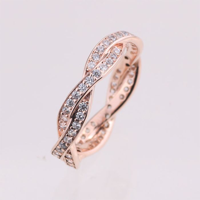 Rose Gold Twist Of Fate Ring Original 