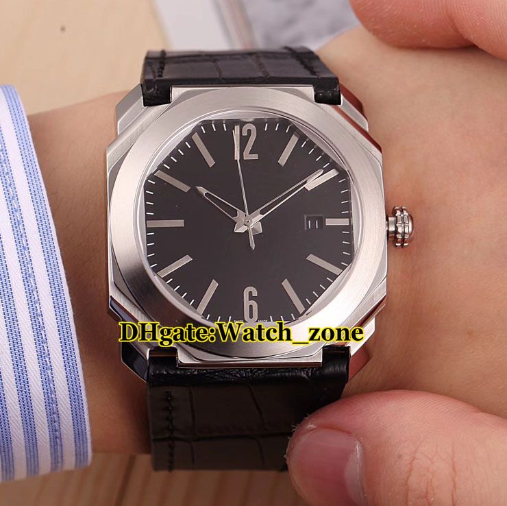Acquistare 42mm Octo Data 101964 Quadrante Nero Automatico Orologio Da Uomo  In Argento Cuoio In Pelle Cinturino Di Alta Qualità Economici Nuovi  Wristwatch Economico | Consegna Veloce E Qualità | It.Dhgate