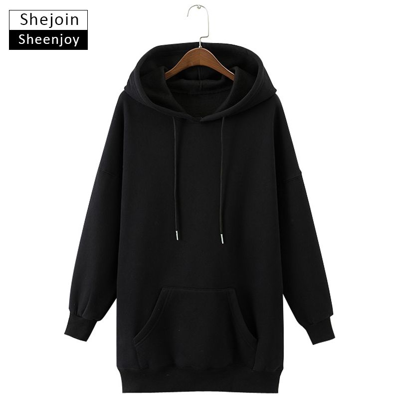 womens black oversized hoodie