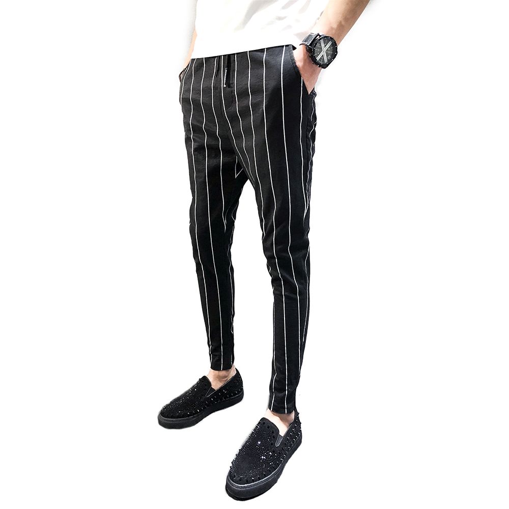 Compre 2018 Nuevos Pantalones De Hombre De Algodon Pantalones De