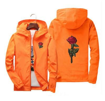 red rose windbreaker