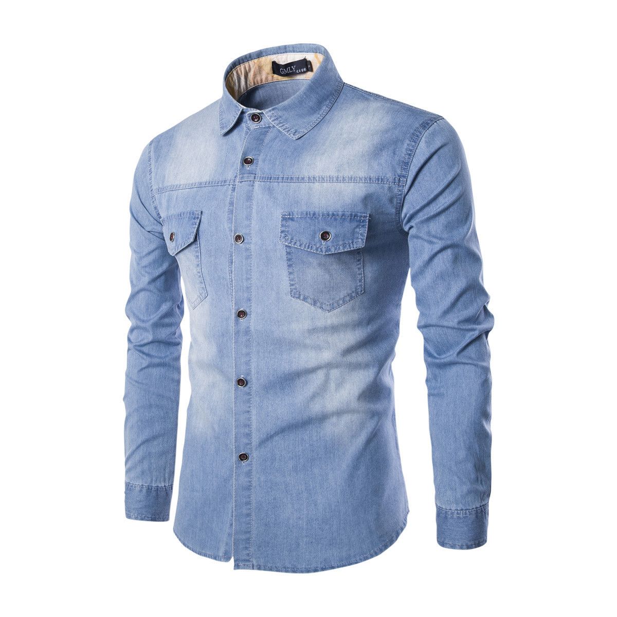 camisa mezclilla hombre