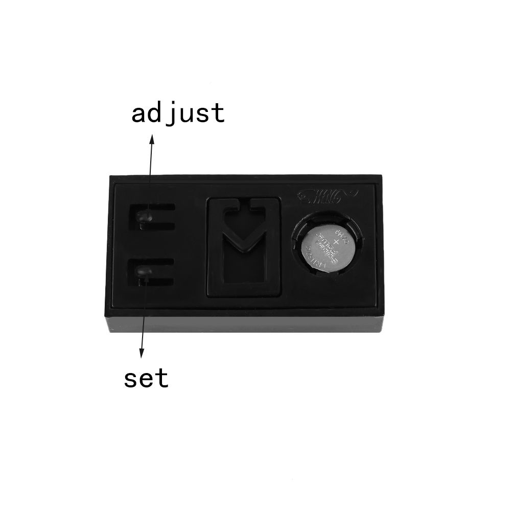 BK 208 Car Auto Desk Dashboard Digital Clock LCD Screen Self Adhesive